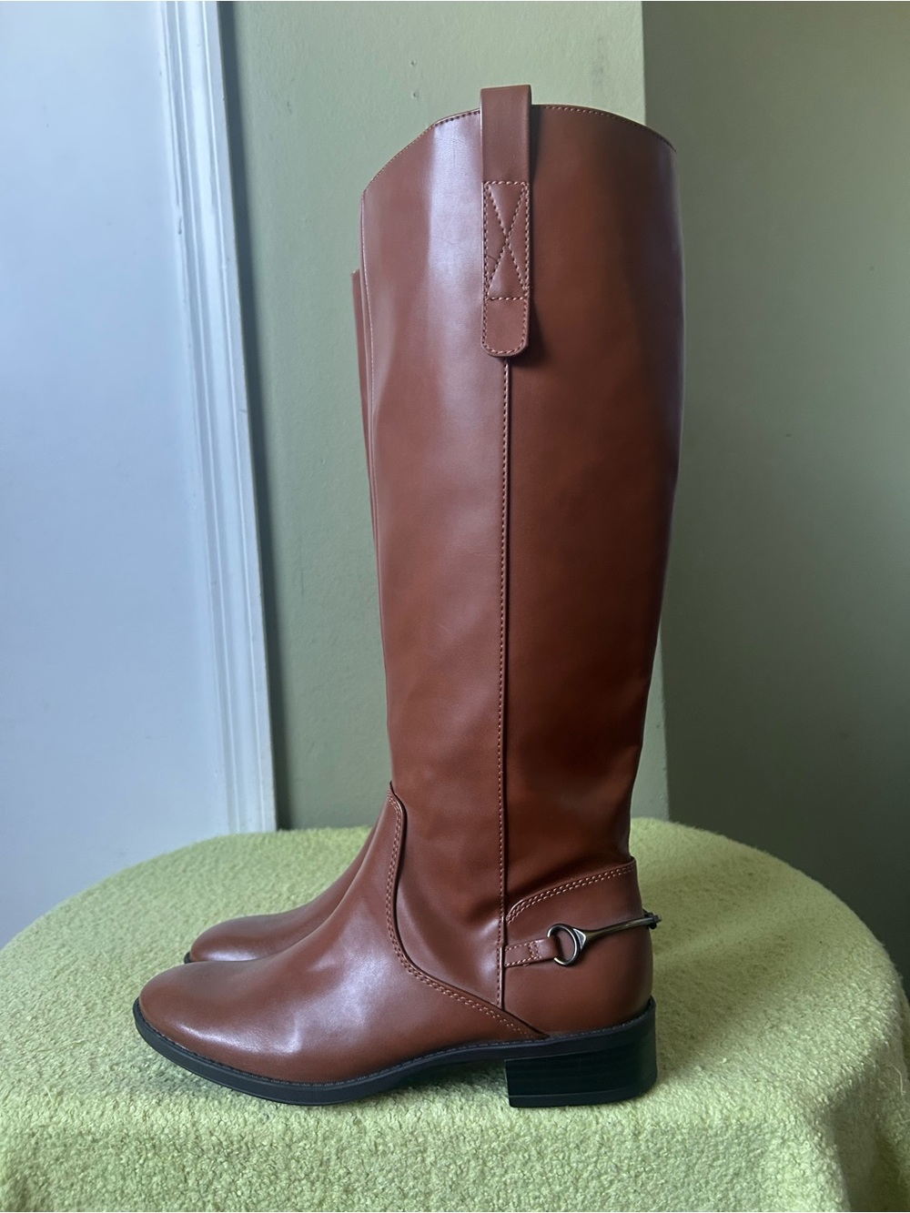 Sam & Libby Brown  Riding Boots  Sz 7.5